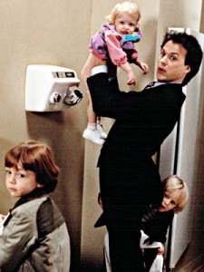Image: Mr. Mom movie scene with Michael Keaton as the Dad